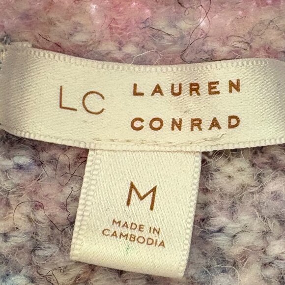 Blue and Lavender Ombre Pullover Sweater, Size Medium, by LC Lauren Conrad - Picture 2 of 11